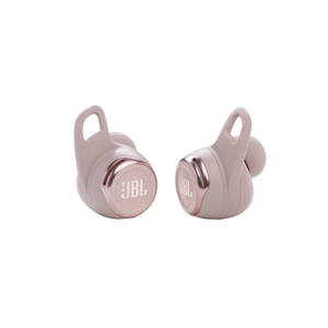 JBL Reflect Flow Pro - Pink - Waterproof true wireless Noise Cancelling active sport earbuds - Left